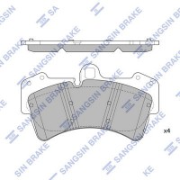 SP2197 Hi-Q Комплект гальмівних колодок дисковий гальм