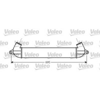 818712 VALEO Интеркулер