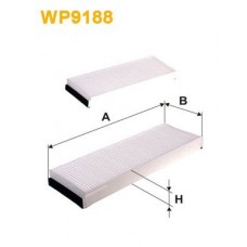WP9188 WIX FILTERS Фільтр повітря у внутрішньому просторі