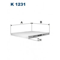 Фільтр повітря у внутрішньому просторі FILTRON K 1231