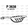 P3638 FENNO Середній глушник вихлопних газів