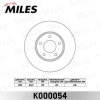 K000054 MILES Гальмівний диск
