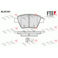 BL2072A3 FTE Комплект гальмівних колодок дисковий гальм