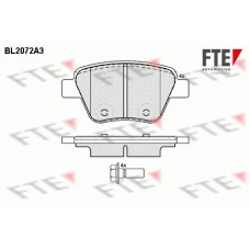 BL2072A3 FTE Комплект гальмівних колодок дисковий гальм