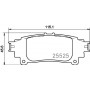 8DB 355 036-921 HELLA PAGID Комплект гальмівних колодок дисковий гальм