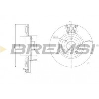 CD6220V BREMSI Гальмівний диск