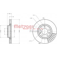 6110230 METZGER Гальмівний диск