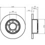 MDC20 MINTEX Гальмівний диск