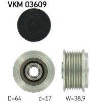 VKM 03609 SKF Механізм вільного ходу генератора