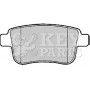 KBP2185 KEY PARTS Комплект гальмівних колодок дисковий гальм