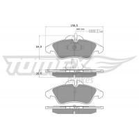 TX 10-931 TOMEX Brakes Комплект гальмівних колодок дисковий гальм