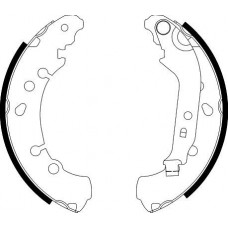 8DB 355 000-471 HELLA PAGID Комплект гальмівних колодок