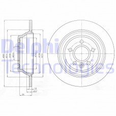 BG4238C DELPHI Гальмівний диск