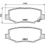 MDB3011 MINTEX Комплект гальмівних колодок дисковий гальм