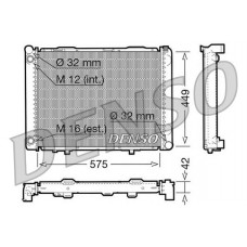 DRM17069 DENSO Радіатор охолодження двигуна