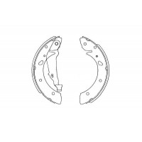 KBS-9915 KAVO PARTS Комплект гальмівних колодок