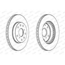 DDF1620C FERODO Гальмівний диск