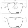 8DB 355 013-171 HELLA Комплект гальмівних колодок, дискове гальмо