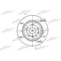 PBD2773 PATRON Гальмівний диск
