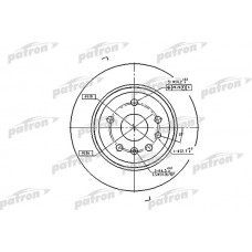 PBD2773 PATRON Гальмівний диск
