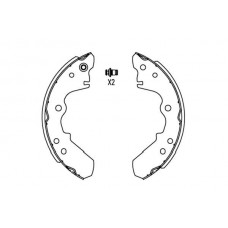 KBS-3902 KAVO PARTS Комплект гальмівних колодок