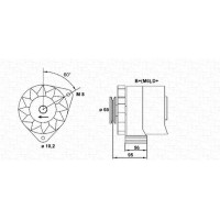 943356202010 MAGNETI MARELLI Генератор