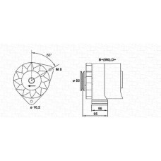 943356202010 MAGNETI MARELLI Генератор
