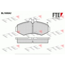 BL1680A2 FTE КомплеК т гальмівних колодок, дискове гальмо