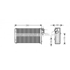 PE6100 AVA QUALITY COOLING Теплообмінник обігрів салону