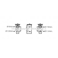 AI1351 AVA QUALITY COOLING Розширювальний клапан кондиціонера