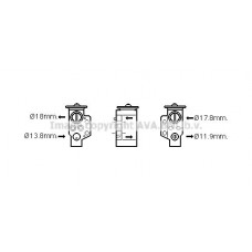AI1351 AVA QUALITY COOLING Розширювальний клапан кондиціонера