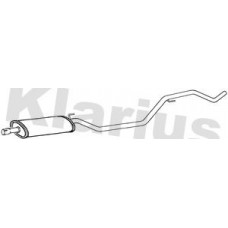 260887 KLARIUS Глушник вихлопних газів кінцевий