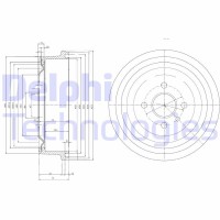 BF103 DELPHI Гальмівний барабан
