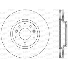 BDR2493.20 OPEN PARTS Гальмівний диск