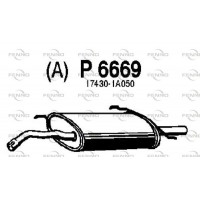 P6669 FENNO Глушник вихлопних газів кінцевий