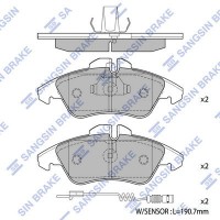 SP1273 Hi-Q Комплект гальмівних колодок дисковий гальм