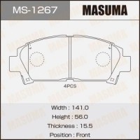 MS-1267 MASUMA Комплект гальмівних колодок