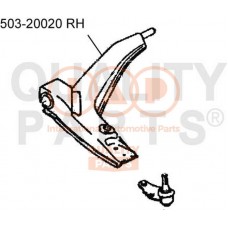 503-20020 IAP QUALITY PARTS Ричаг незалежної підвіски колеса, подвеска колеса
