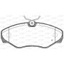 BPA0834.10 OPEN PARTS Комплект гальмівних колодок дисковий гальм