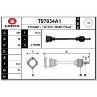 T97034A1 EAI Привідний вал
