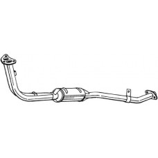 280-089 BOSAL Предглушник вихлопних газів