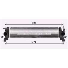 Интеркулер AVA QUALITY COOLING MS4720