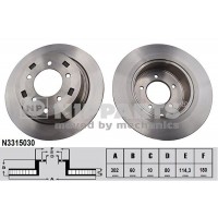 N3315030 NIPPARTS Гальмівний диск