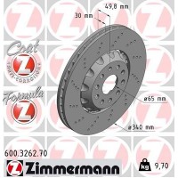 600.3262.70 ZIMMERMANN Гальмівний диск