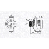 063358061010 MAGNETI MARELLI Генератор