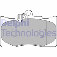 LP2122 DELPHI Комплект гальмівних колодок дисковий гальм