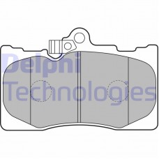 LP2122 DELPHI Комплект гальмівних колодок дисковий гальм