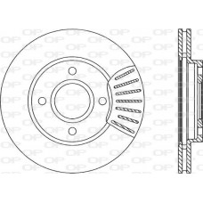 BDA1739.20 OPEN PARTS Гальмівний диск