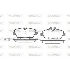 P10313.00 WOKING Комплект гальмівних колодок дисковий гальм