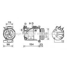 VOK183 AVA QUALITY COOLING Компресор кондиціонера